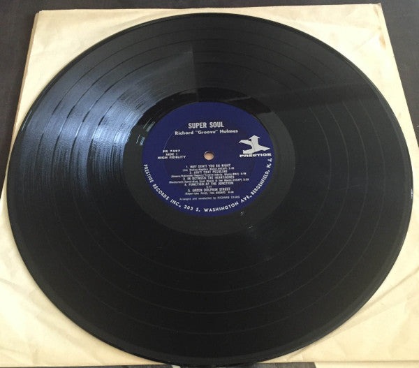 Richard "Groove" Holmes : Super Soul (LP, Album, Mono)