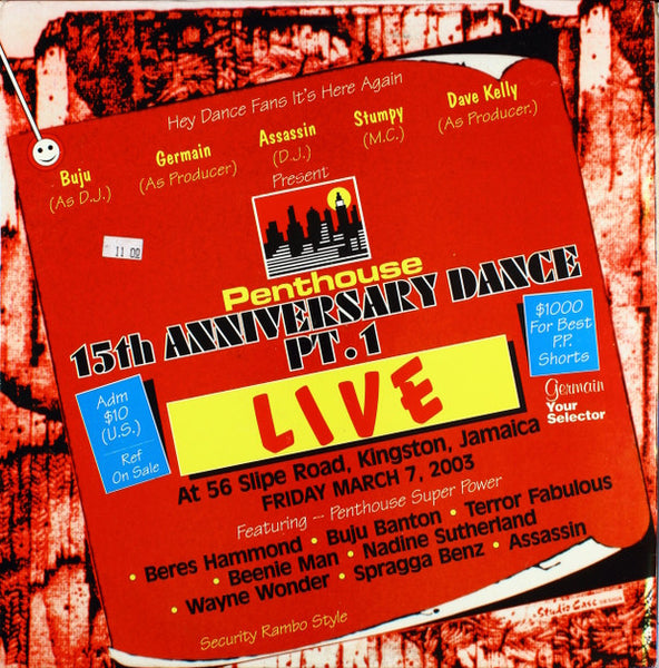 Various : Penthouse 15th Anniversary Dance Pt.1 Live (LP, Advance, Mixed)