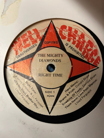 The Mighty Diamonds : I Need A Roof (12")