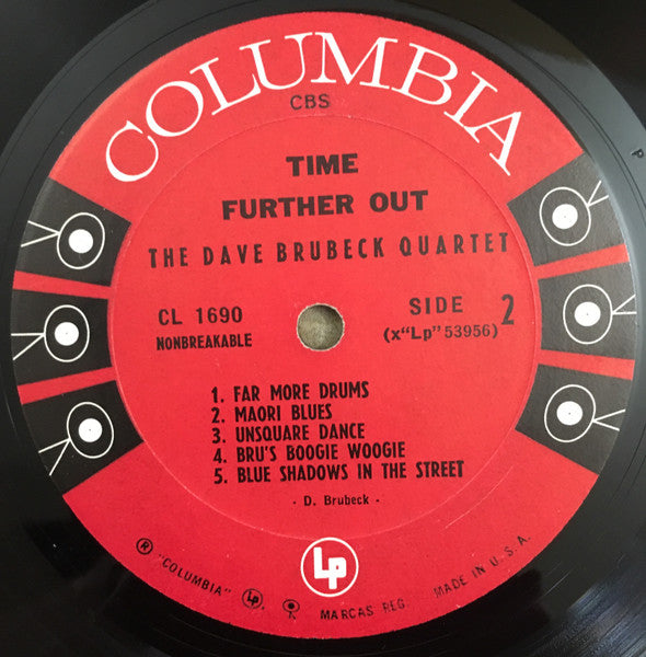 The Dave Brubeck Quartet : Time Further Out: Miro Reflections (LP, Album, Mono, Pit)
