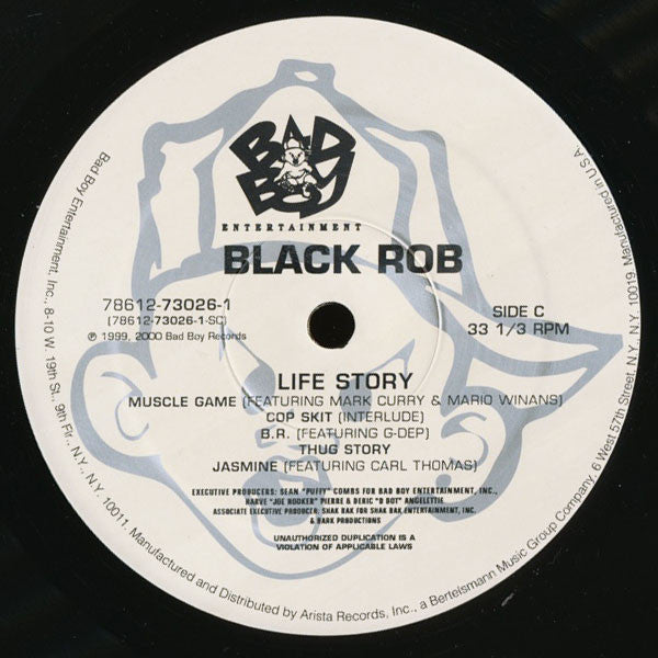 Black Rob : Life Story (2xLP, Album)