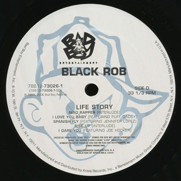 Black Rob : Life Story (2xLP, Album)