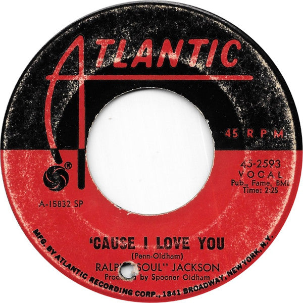 Ralph "Soul" Jackson : Sunshine Of Your Love  (7", Single, SP-)