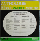 Various : Anthologie De La Musique Zaïroise Moderne Tome 2 (2xLP, Comp)