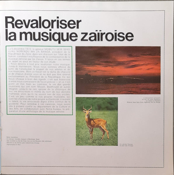 Various : Anthologie De La Musique Zaïroise Moderne Tome 2 (2xLP, Comp)