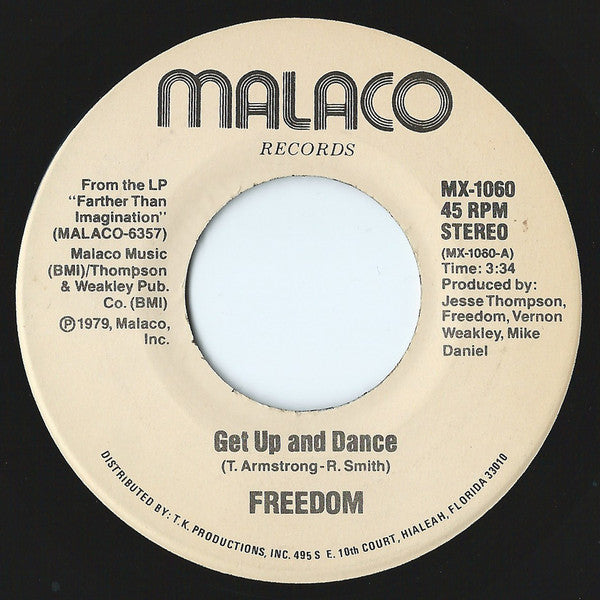 Freedom (2) : Get Up And Dance / Summer Memory (7")