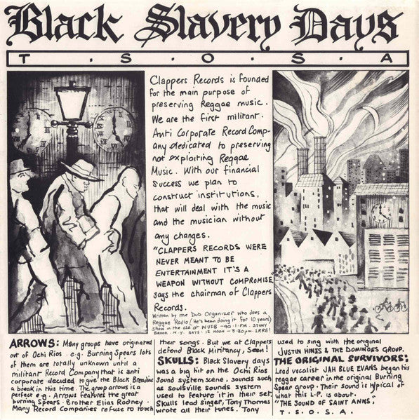 Various : Black Slavery Days (LP, Comp, RE)