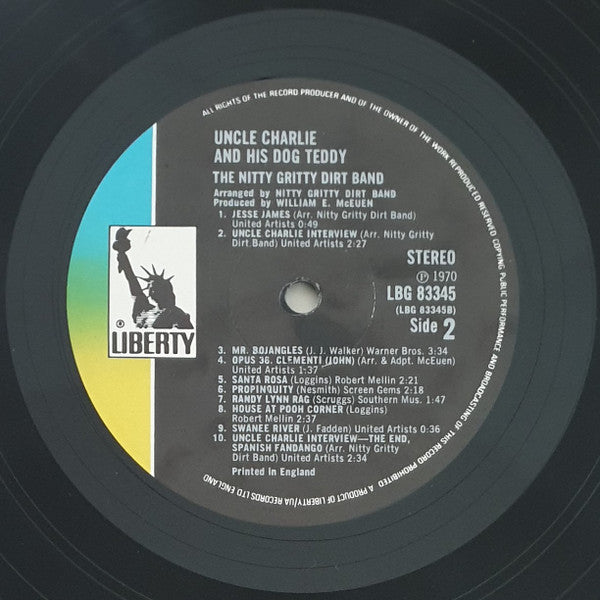Nitty Gritty Dirt Band : Uncle Charlie & His Dog Teddy (LP, Album)