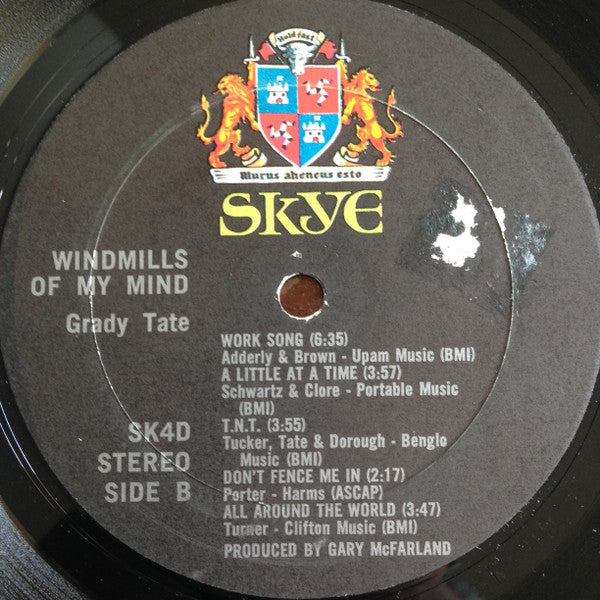 Grady Tate : Windmills Of My Mind (LP, Album, Mon)
