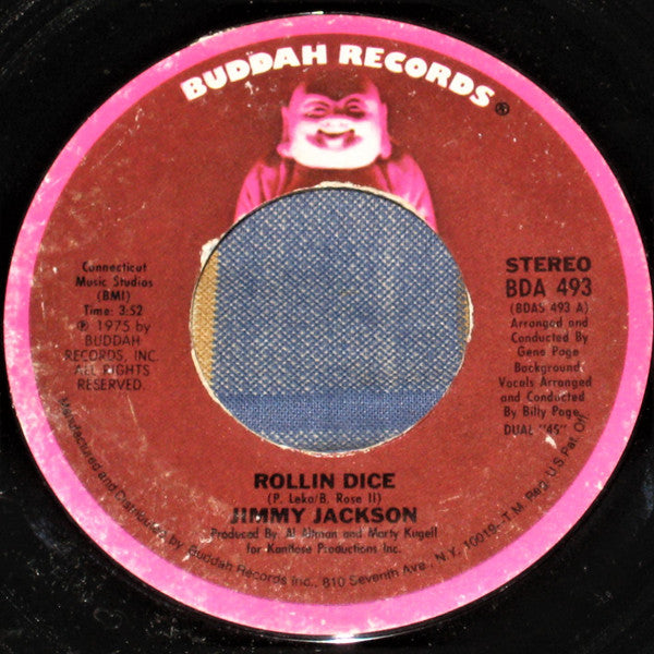 Jimmy Jackson : Rollin Dice (7", Styrene)