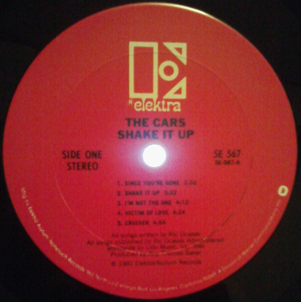 The Cars : Shake It Up (LP, Album, Club, Ter)
