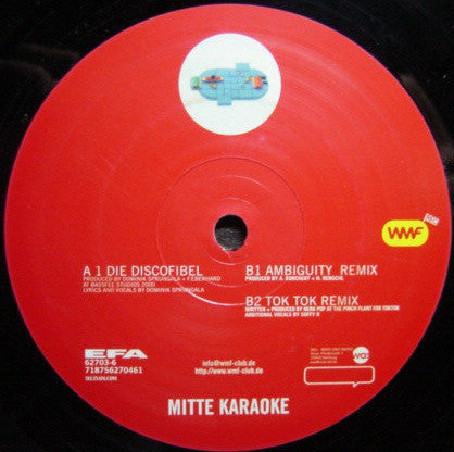 Mitte Karaoke : Die Discofibel (12", EP)