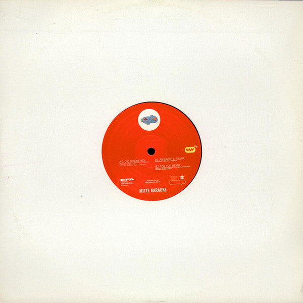 Mitte Karaoke : Die Discofibel (12", EP)