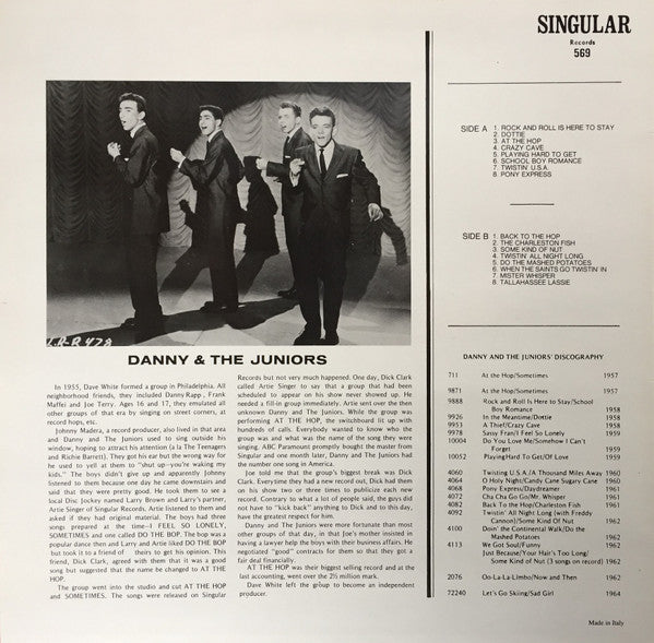 Danny & The Juniors : Rock And Roll Is Here To Stay (LP, Comp, M/Print)