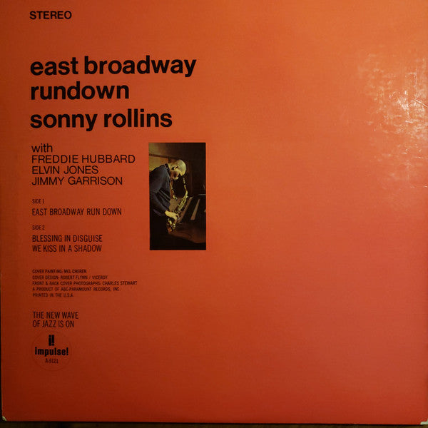 Sonny Rollins : East Broadway Run Down (LP,  Ga)