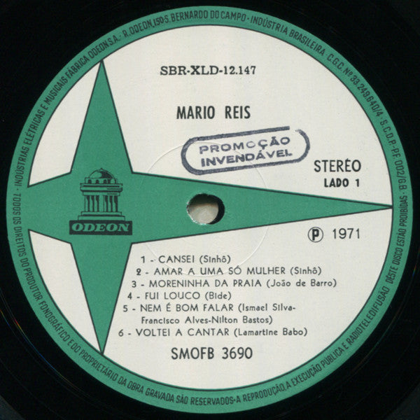 Mário Reis : Mário Reis (LP, Album)