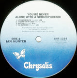 Ian Hunter : You're Never Alone With A Schizophrenic (LP, Album, RE)