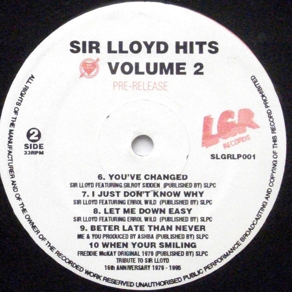 Various : Sir Lloyd Hits - Volume 2 (LP, Comp, Promo)