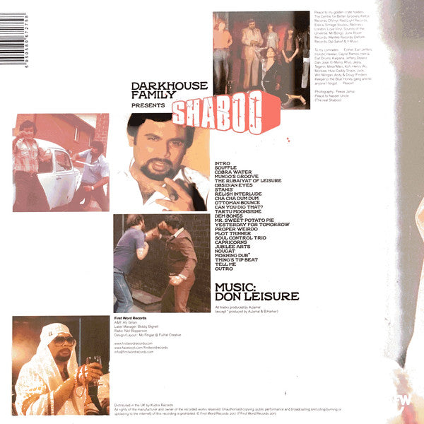 Don Leisure : Darkhouse Family Presents Shaboo (LP, Album)