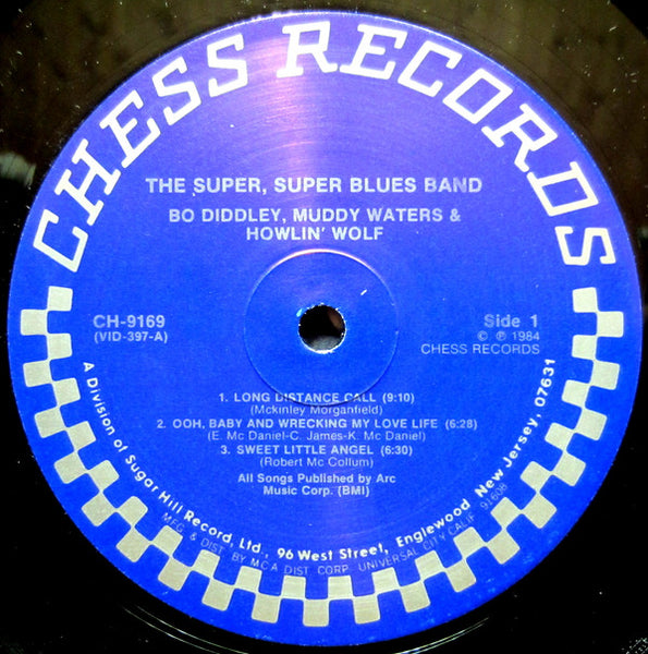 Howlin' Wolf, Muddy Waters, Bo Diddley : The Super Super Blues Band (LP, Album, RE)