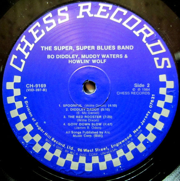 Howlin' Wolf, Muddy Waters, Bo Diddley : The Super Super Blues Band (LP, Album, RE)