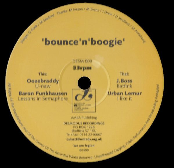 Various : Bounce 'N' Boogie (12", EP, Comp)