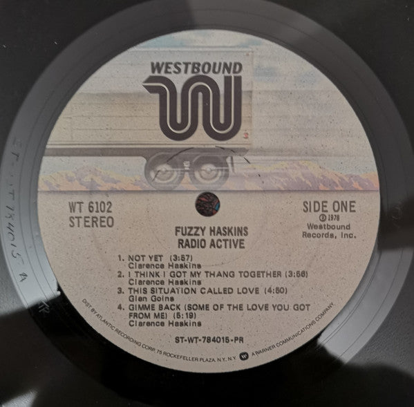 Fuzzy Haskins : Radio Active (LP, Album)