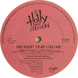 Holly And The Italians : The Right To Be Italian (LP, Album)