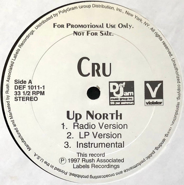CRU : Up North / Pronto (12", Promo)