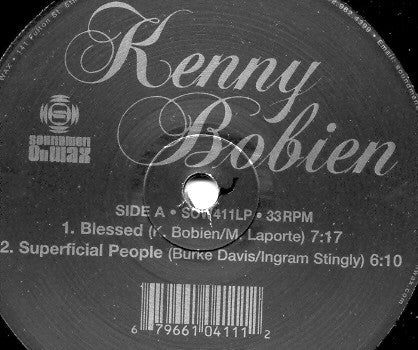 Kenny Bobien : Blessed (A Gospel Dance Theory) (4x12", Album)
