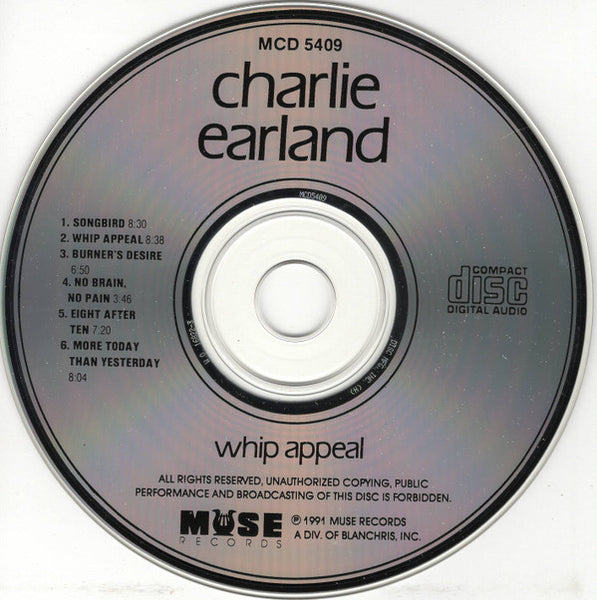 Charles Earland : Whip Appeal (CD, Album)