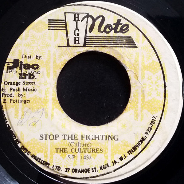 Culture : Stop The Fighting (7")