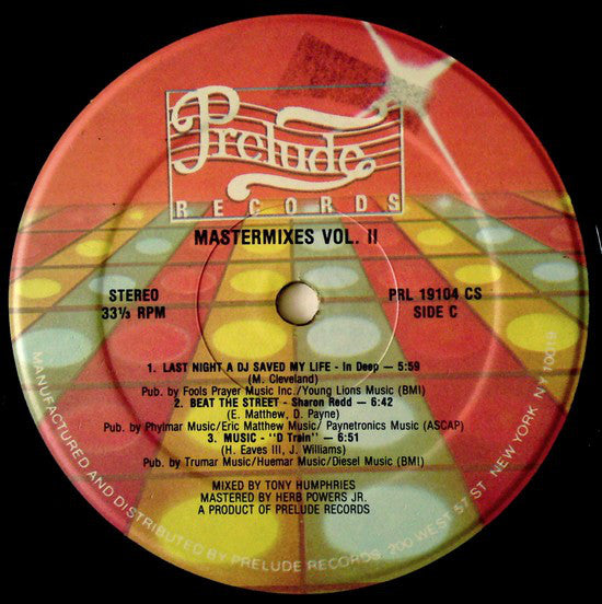 Various : Kiss 98.7 FM Mastermixes Vol. II (2xLP, Album, Comp, Mixed)