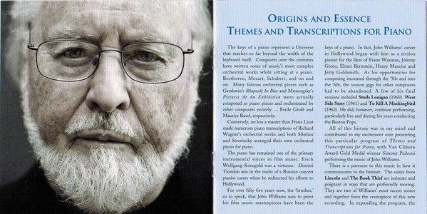 John Williams (4), Simone Pedroni : John Williams: Themes and Transcriptions for Piano (CD, Album)