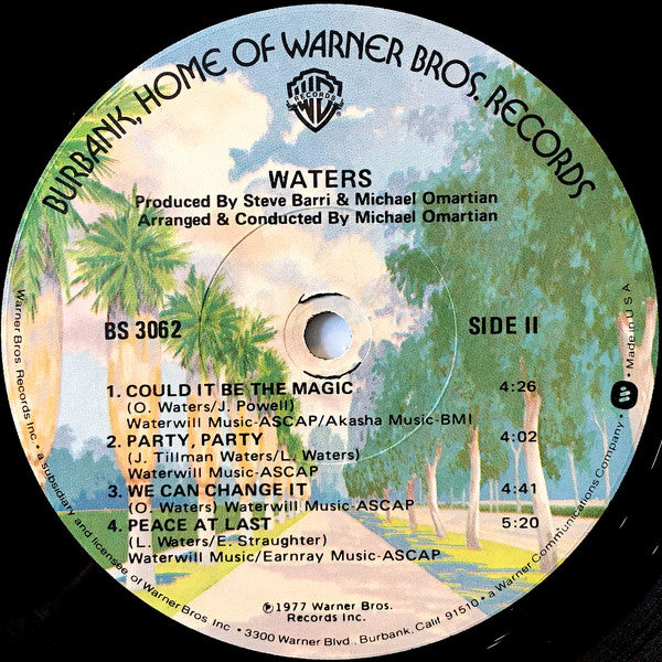 The Waters : Waters (LP, Album, Jac)