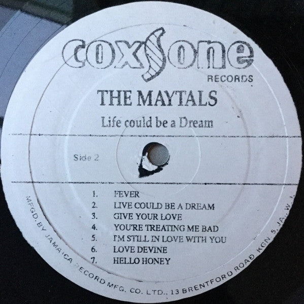 Toots & The Maytals : Life Could Be A Dream (LP, Album)