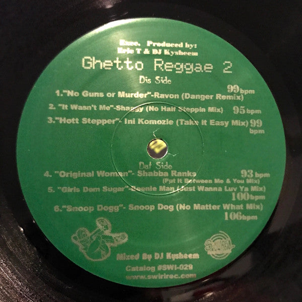Various : Ghetto Jams (Urban Series - Ghetto Reggae 2) (12")