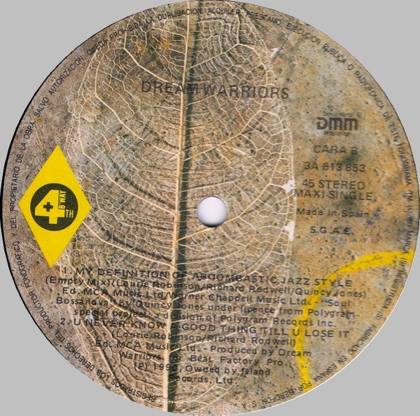 Dream Warriors : My Definition Of A Boombastic Jazz Style (12")
