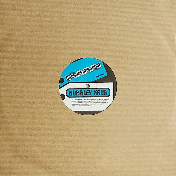 Cornershop Presents Bubbley Kaur : Topknot / Natch (12", Single)