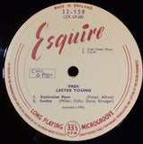 Lester Young : Pres (LP, Album, Mono)