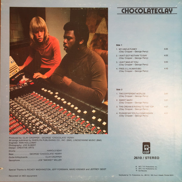 Chocolateclay : Chocolateclay (LP, Album)