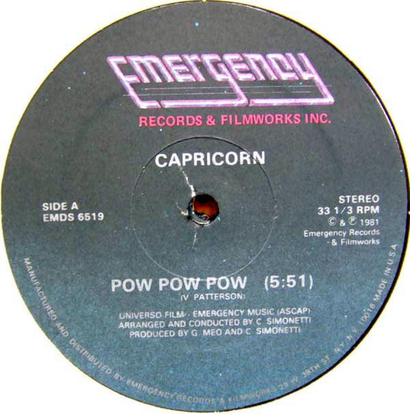 Capricorn (3) : Pow Pow Pow / Maybe No (12")