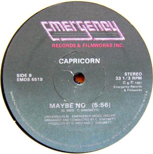 Capricorn (3) : Pow Pow Pow / Maybe No (12")