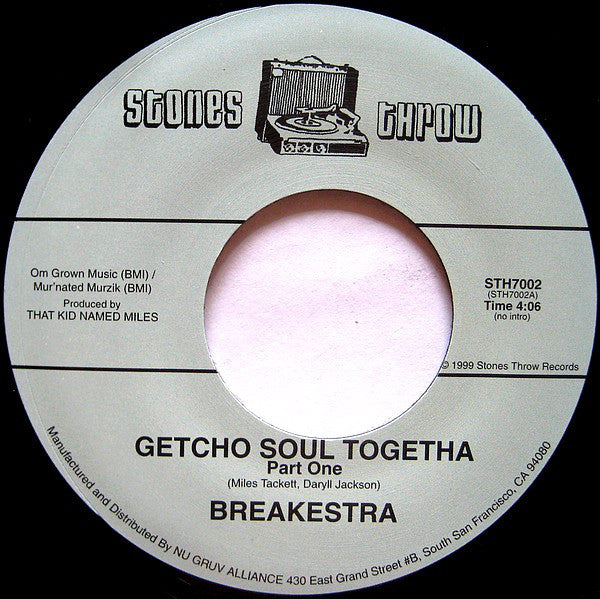 Breakestra : Getcho Soul Togetha (7")