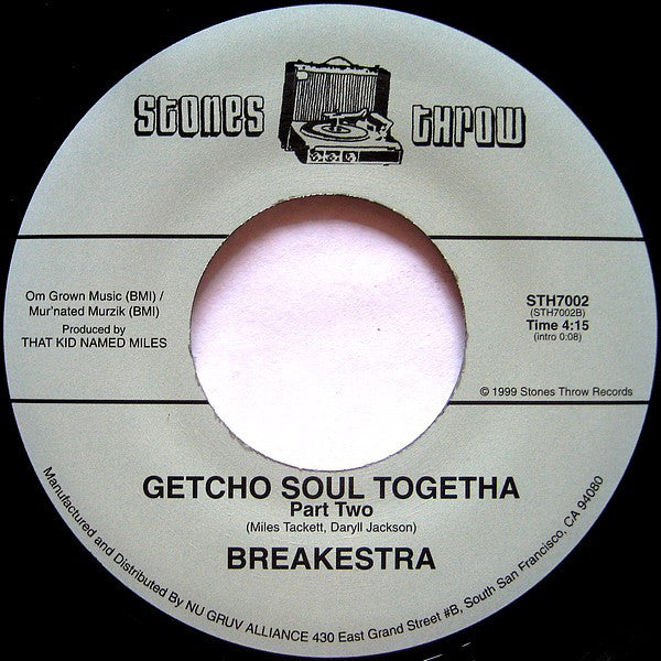 Breakestra : Getcho Soul Togetha (7")
