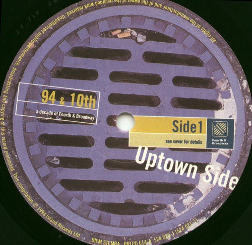 Various : 94 & 10th - A Decade Of Fourth & Broadway (2xLP, Comp)