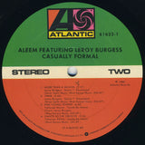 Aleem Featuring Leroy Burgess : Casually Formal (LP, Album)