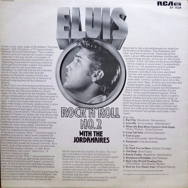 Elvis Presley : Elvis (Rock 'n' Roll No. 2) (LP, Album, RE)