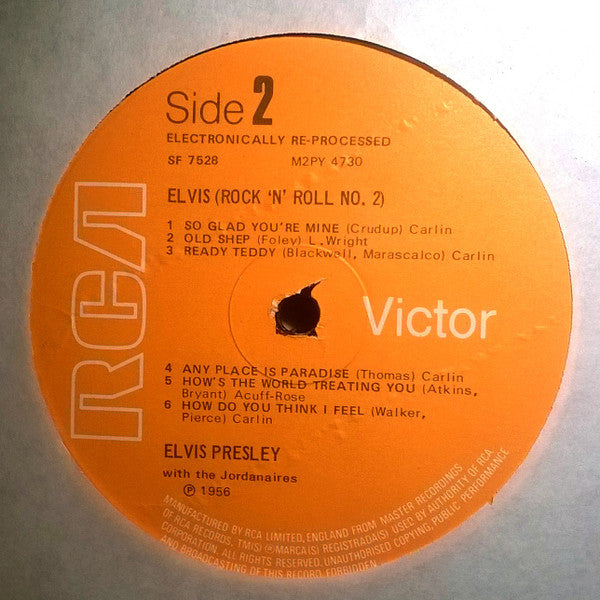 Elvis Presley : Elvis (Rock 'n' Roll No. 2) (LP, Album, RE)