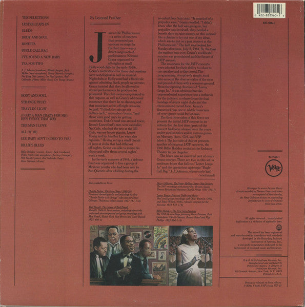 Jazz At The Philharmonic : The Historic Recordings (2xLP, Comp, RE, 18 )